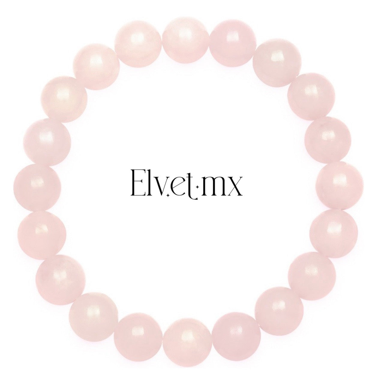 Pulsera cuarzo rosa