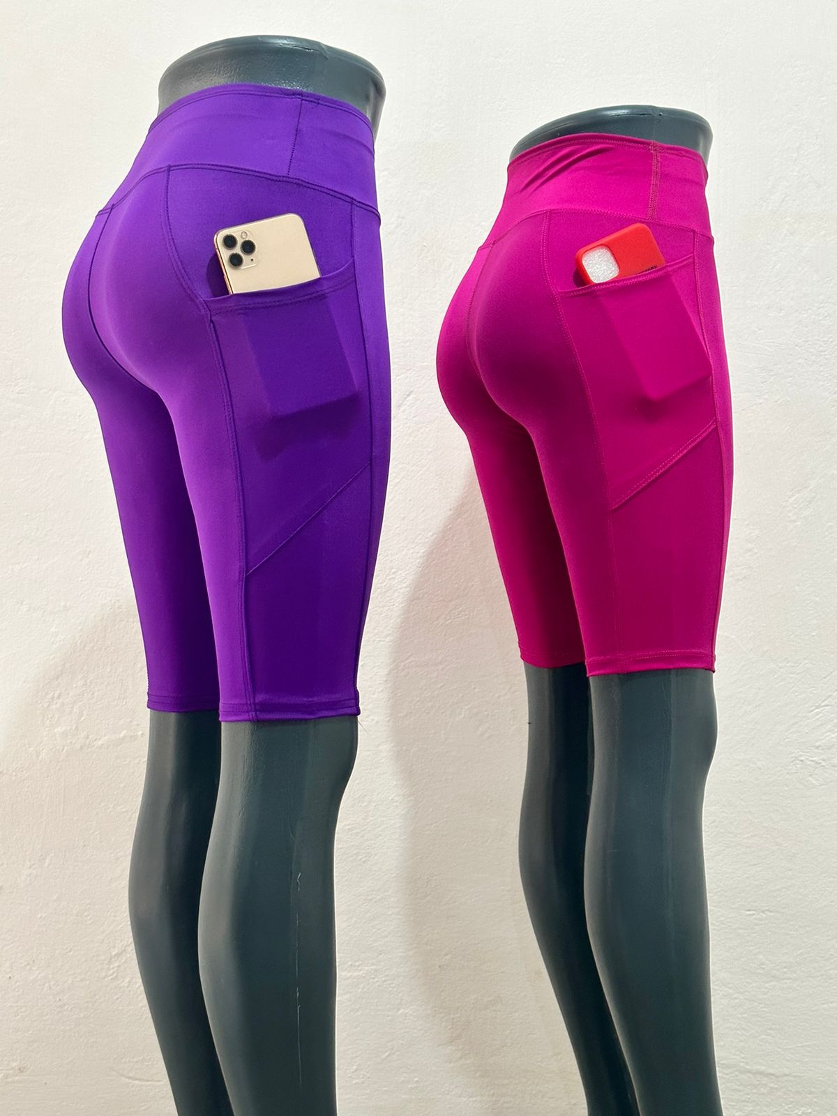 Biker morado y rosa bolsa